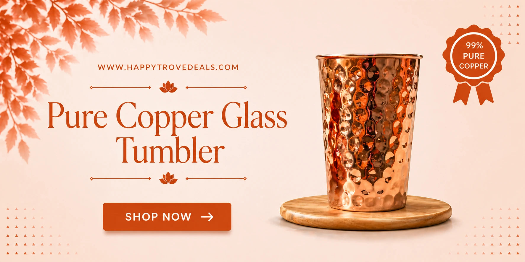 Pure Copper Glass