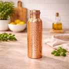 Hammered Pure Copper Water Bottle