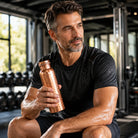 Hammered Pure Copper Water Bottle